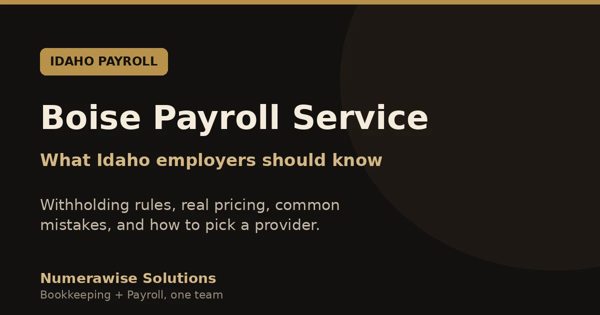 Boise Payroll Service