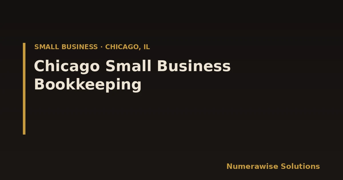 Chicago Small Business Bookkeeping
