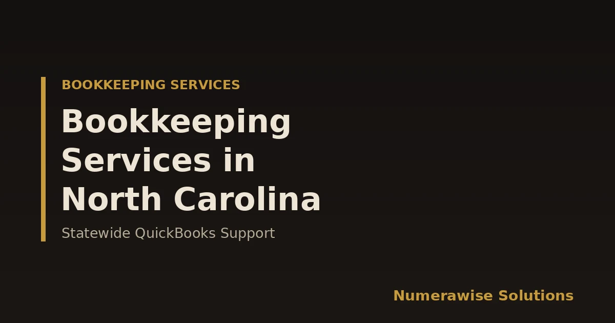 Bookkeeping Services in North Carolina