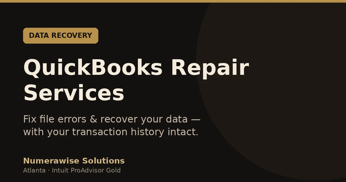 QuickBooks Repair Services