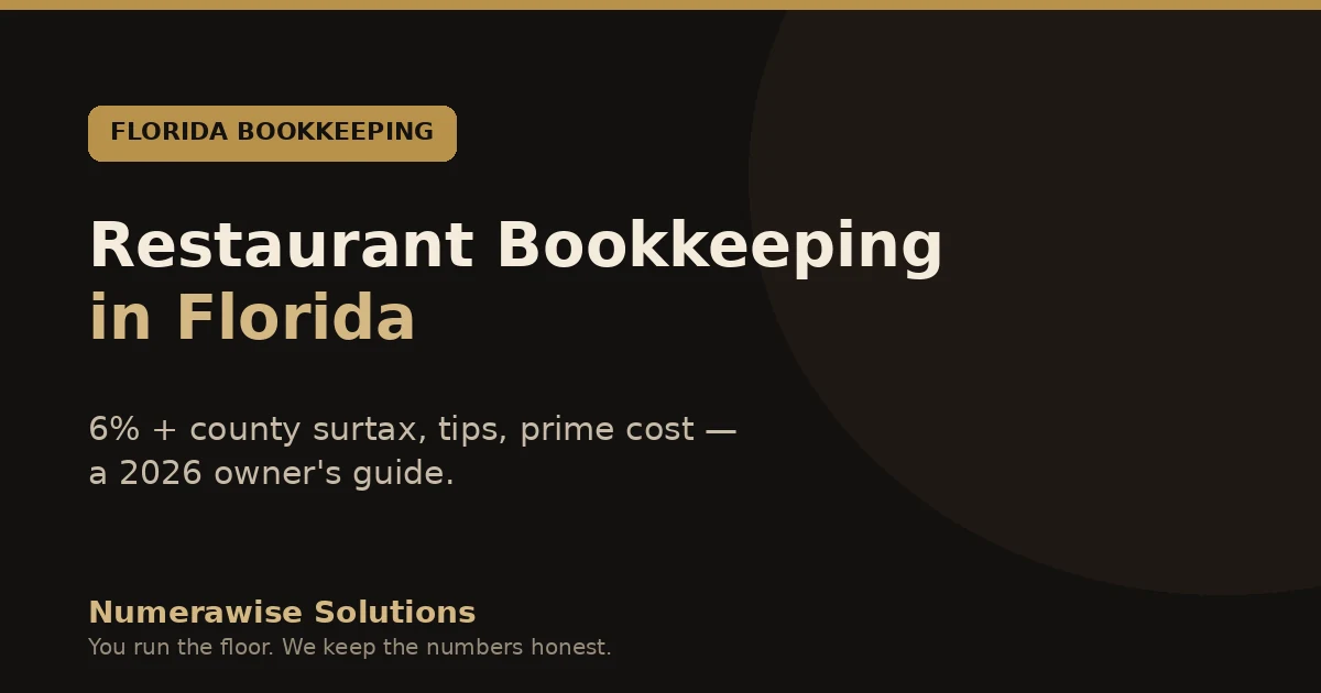 Restaurant Bookkeeping in Florida