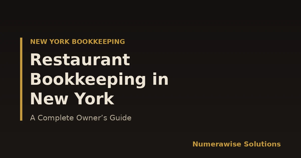 Restaurant Bookkeeping in New York