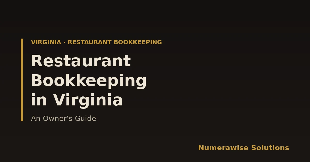 Restaurant Bookkeeping in Virginia