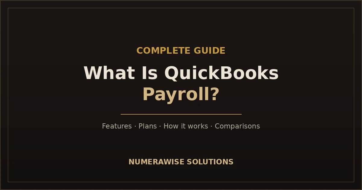 What is QuickBooks Payroll